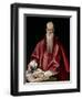 Saint Jerome as Scholar, c.1610-El Greco-Framed Giclee Print