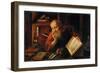 Saint Jerome, by Massys (Matsys), Jan (1510-1575). Oil on Wood, 1537. Dimension : 67X96 Cm. Art His-Jan Massys-Framed Giclee Print