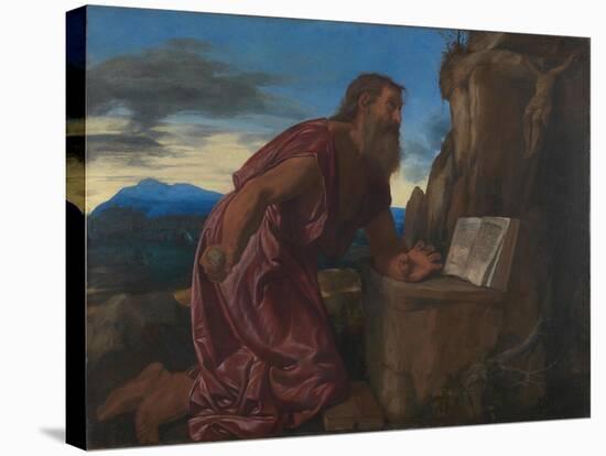 Saint Jerome, C. 1527-1530-Giovanni Girolamo Savoldo-Stretched Canvas