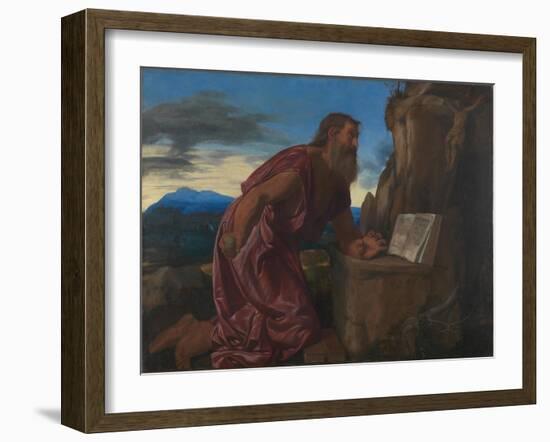 Saint Jerome, C. 1527-1530-Giovanni Girolamo Savoldo-Framed Giclee Print