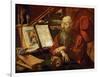 Saint Jerome Dans Sa Cellule - Saint Jerome in His Cell, by Reymerswaele, Marinus Claesz, Van (Ca.-Marinus Van Reymerswaele-Framed Giclee Print