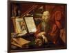 Saint Jerome Dans Sa Cellule - Saint Jerome in His Cell, by Reymerswaele, Marinus Claesz, Van (Ca.-Marinus Van Reymerswaele-Framed Giclee Print