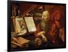 Saint Jerome Dans Sa Cellule - Saint Jerome in His Cell, by Reymerswaele, Marinus Claesz, Van (Ca.-Marinus Van Reymerswaele-Framed Giclee Print