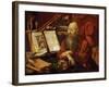 Saint Jerome Dans Sa Cellule - Saint Jerome in His Cell, by Reymerswaele, Marinus Claesz, Van (Ca.-Marinus Van Reymerswaele-Framed Giclee Print