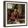 Saint Jérôme en méditation-Georg Pencz-Framed Giclee Print