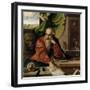 Saint Jérôme en méditation-Georg Pencz-Framed Giclee Print