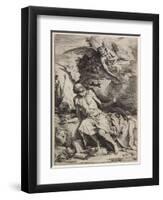 Saint Jerome Hearing the Trumpet of the Last Judgment, C. 1621-Jusepe de Ribera-Framed Giclee Print