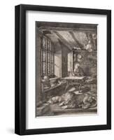 Saint Jerome in His Cell-Albrecht Dürer-Framed Giclee Print