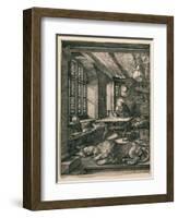 Saint Jerome in His Cell-Albrecht Dürer-Framed Giclee Print