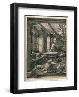 Saint Jerome in His Cell-Albrecht Dürer-Framed Giclee Print