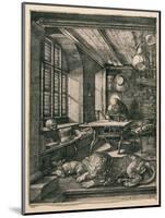 Saint Jerome in His Cell-Albrecht Dürer-Mounted Giclee Print