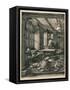 Saint Jerome in His Cell-Albrecht Dürer-Framed Stretched Canvas