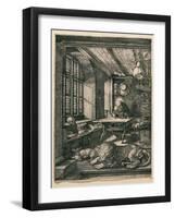 Saint Jerome in His Cell-Albrecht Dürer-Framed Giclee Print