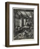 Saint Jerome in His Study, 1514-Albrecht Dürer-Framed Giclee Print