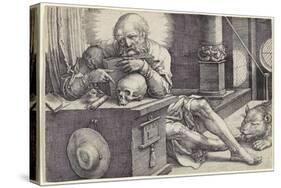 Saint Jerome in His Study, 1521-Lucas van Leyden-Stretched Canvas