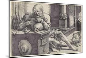 Saint Jerome in His Study, 1521-Lucas van Leyden-Mounted Giclee Print