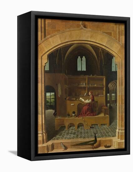 Saint Jerome in His Study, Ca 1475-Antonello da Messina-Framed Stretched Canvas