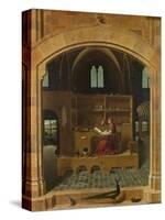 Saint Jerome in His Study, Ca 1475-Antonello da Messina-Stretched Canvas