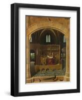 Saint Jerome in His Study, Ca 1475-Antonello da Messina-Framed Giclee Print