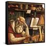 Saint Jerome in His Study (Detail), 1480-Domenico Ghirlandaio-Framed Stretched Canvas