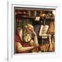 Saint Jerome in His Study (Detail), 1480-Domenico Ghirlandaio-Framed Giclee Print