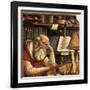 Saint Jerome in His Study (Detail), 1480-Domenico Ghirlandaio-Framed Giclee Print