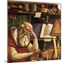 Saint Jerome in His Study (Detail), 1480-Domenico Ghirlandaio-Mounted Giclee Print