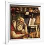 Saint Jerome in His Study (Detail), 1480-Domenico Ghirlandaio-Framed Giclee Print