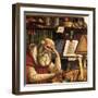 Saint Jerome in His Study (Detail), 1480-Domenico Ghirlandaio-Framed Giclee Print