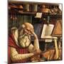 Saint Jerome in His Study (Detail), 1480-Domenico Ghirlandaio-Mounted Giclee Print