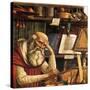 Saint Jerome in His Study (Detail), 1480-Domenico Ghirlandaio-Stretched Canvas