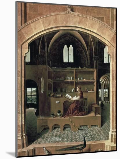 Saint Jerome in His Study-Antonello da Messina-Mounted Art Print