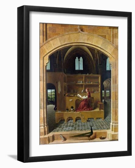 Saint Jerome in His Study-Antonello da Messina-Framed Giclee Print