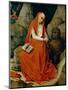 Saint Jerome in the Desert, C.1450-65 (Oil on Oak Panel)-Rogier van der Weyden-Mounted Giclee Print