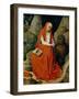 Saint Jerome in the Desert, C.1450-65 (Oil on Oak Panel)-Rogier van der Weyden-Framed Giclee Print