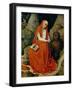 Saint Jerome in the Desert, C.1450-65 (Oil on Oak Panel)-Rogier van der Weyden-Framed Giclee Print