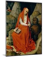 Saint Jerome in the Desert, C.1450-65 (Oil on Oak Panel)-Rogier van der Weyden-Mounted Giclee Print