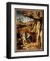 Saint Jerome in the Desert Painting by Giovanni Bellini Dit Il Giambellino (Ca. 1430-1516) 1479 Dim-Giovanni Bellini-Framed Giclee Print