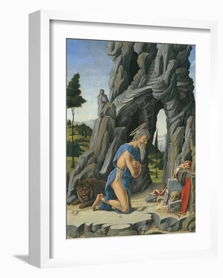 Saint Jerome in the Desert-Marco Zoppo-Framed Giclee Print