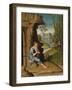 Saint Jerome in the Desert-Bartolomeo Montagna-Framed Giclee Print