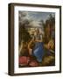 Saint Jerome in the Wilderness, C.1496 (Oil on Wood)-Albrecht Dürer or Duerer-Framed Giclee Print