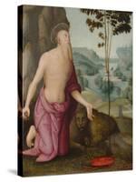 Saint Jerome in the Wilderness, C.1510-15-Pietro Perugino-Stretched Canvas