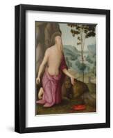 Saint Jerome in the Wilderness, C.1510-15-Pietro Perugino-Framed Giclee Print