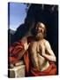 Saint Jerome in the Wilderness-Giovanni Francesco Barbieri-Stretched Canvas