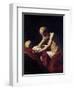 Saint Jerome Penitent-Caravaggio-Framed Art Print