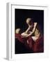 Saint Jerome Penitent-Caravaggio-Framed Art Print