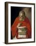 Saint Jerome Reading a Letter, Ca. 1628-1629-Georges de La Tour-Framed Giclee Print
