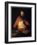 Saint Jerome Reading by Georges De La Tour-null-Framed Premium Photographic Print