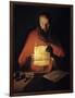Saint Jerome Reading by Georges De La Tour-null-Framed Photographic Print