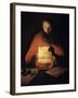 Saint Jerome Reading by Georges De La Tour-null-Framed Photographic Print